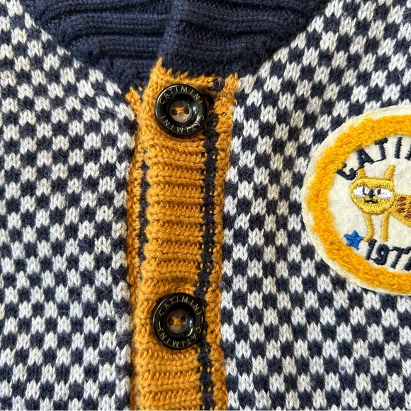 Catimini Jacquard Knit Cardigan, Size 9 Months - Picture 7 of 15